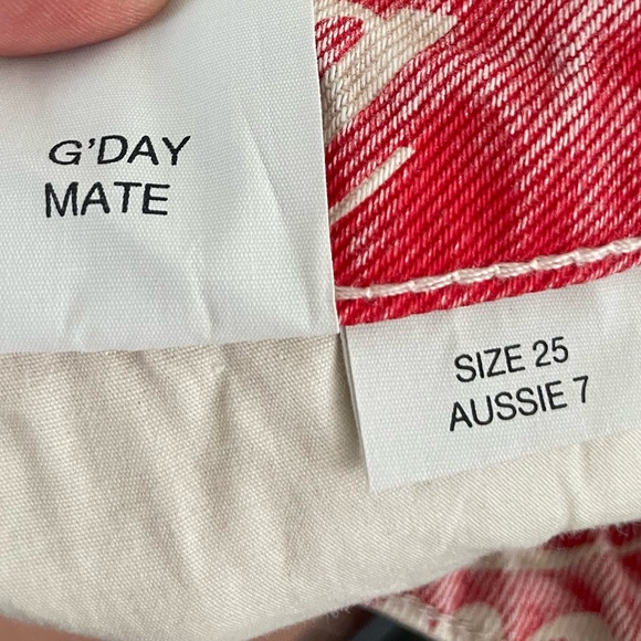 Rollas x Coca Cola Printed Jeans Straight Size 25 NWT - Picture 7 of 8